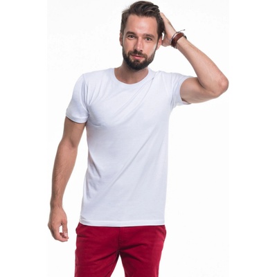 Pánské tričko t-shirt Heavy Slim 21174-20 bílá