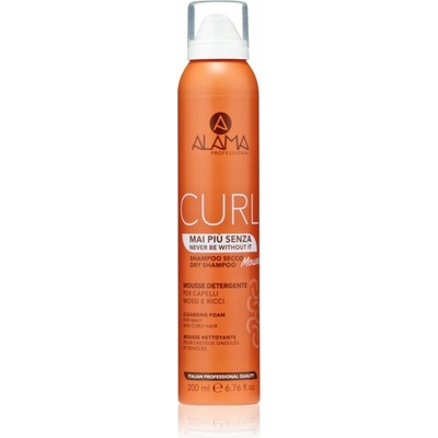 Alama Professional Curl Dry Shampoo Mousse suchý šampon pro vlnité a kudrnaté vlasy 200 ml