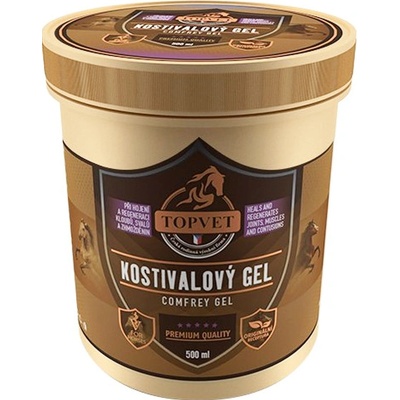 Topvet Gel kostivalový pro koně 0,5 l