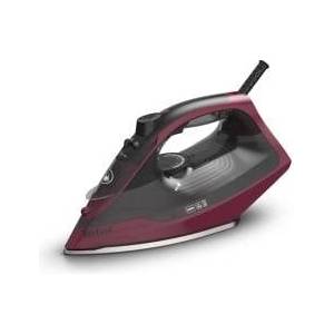 Tefal FV2846 Express Steam Iron, 2400 W, 40 g/min steam output regulation, 180 g/min steam boost, anti-drip function to prevent stains on clothes, 270 ml water tank, Black/Wine Red Ютии