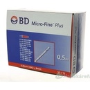BD Micro FINE PLUS inzulínové striekačky s ihlou U-100 30 G 0,5 ml 10 x 10 ks 100 ks
