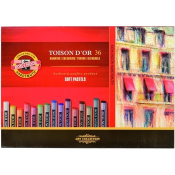 Koh-I-Noor Toison D'or set of soft pastels sada suchých pastelov 36 ks