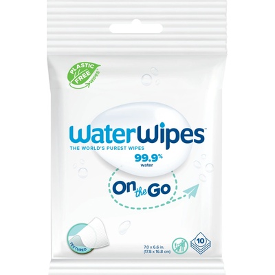 Waterwipes On The Go vlhčené obrúsky 10 ks