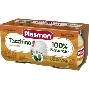 Plasmon Пюре Пуешко месо, 6+ м, 2х80г - bubu