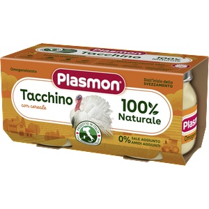 Plasmon Пюре Пуешко месо, 6+ м, 2х80г - bubu