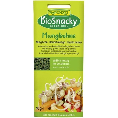 Rapunzel bioSnacky Fazuľa Mungo semeno na nakličovanie 40g