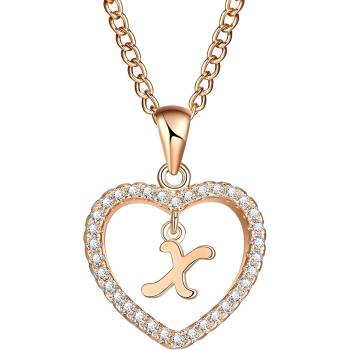 HARAHU Колие Писмо - x / Златна kp5207 (5207)