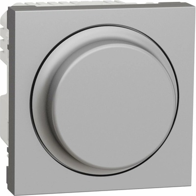 Otočný stmívač NOVÁ UNICA univerzální LED 5-200W, Aluminium SCHNEIDER NU351430