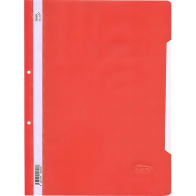 Grafos Папка PVC с перфорация Червен Grafos