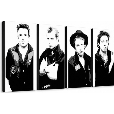 Ručne maľovaný POP Art obraz Clash - 120x60 cm