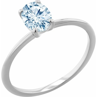 Eppi zásnubní prsten s oval akvamarínem Frost R48580