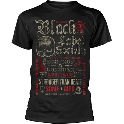 Black Label Society Destroy & Conquer Black L Риза (<![CDATA[PH9614L]]>)