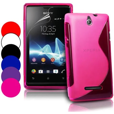 Sony Xperia E/Dual Силиконов Калъф + Скрийн Протектор
