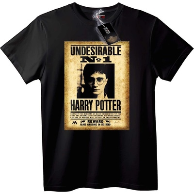 NOONEBRAND Тениска Harry Potter Нежелан Номер 1 - 2XL, Black