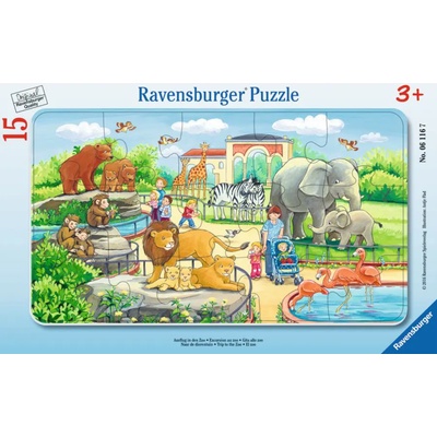 Ravensburger - Puzzle Trip to the ZOO - 1 - 39 piese