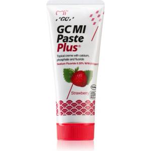 GC MI Paste Plus реминализиращ защитен крем за чувствителни зъби с флуорид вкус Strawberry 35ml