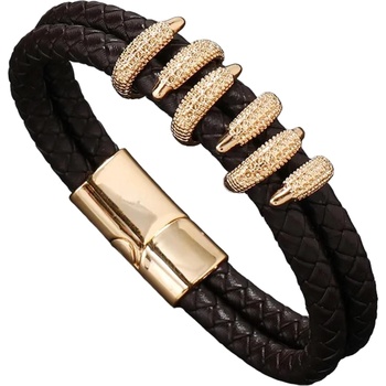 HARAHU Мъжки Гривна ha-33333 - Черен / Златен kp33333 (ha-33333)