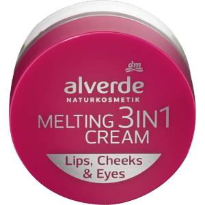 alverde NATURKOSMETIK Кремообразен руж 3в1 - 01 Berry, 6, 5 ml (3118346)