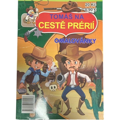 Omaľovánky Tomáš na ceste prérií