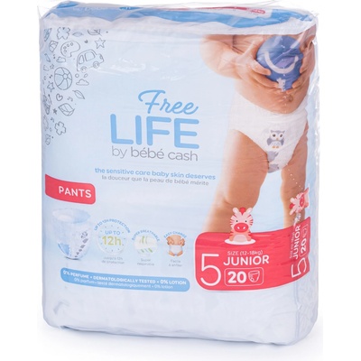 Bebé Cash Premium Pants vel.5 12-18 kg 20 ks