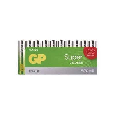 GP Super Alkaline AAA 20 ks B0110L