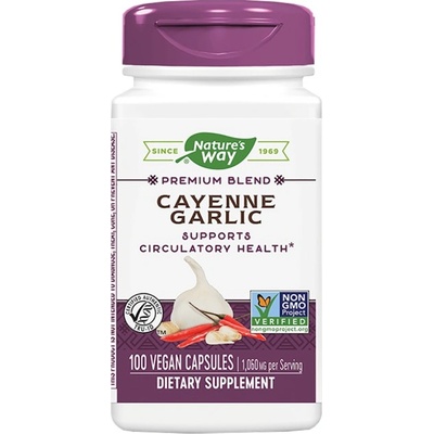 Nature's Way Cayenne Garlic [100 капсули]