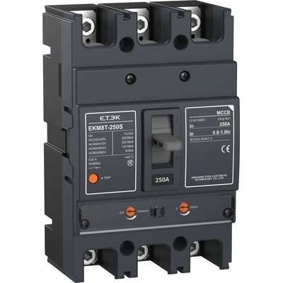 CB Elektro Istič kompaktný 3-pólový 200A 25kA, deón Rada:EKM8T-250S (ETEK)