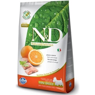 N&D Grain Free Adult Mini Fish & Orange 3 x 7 kg