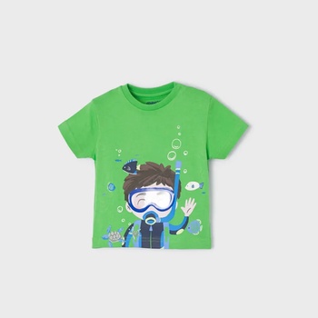 Image 1 of MAYORAL Тениска с къс ръкав play scuba в зелено за момче Майорал