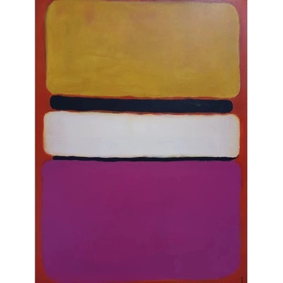 oranžovo žltá maxi, Mark Rothko - Ing. Lujza Ferková