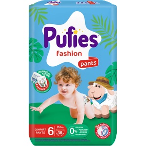pufies Бебешки гащи Pufies fashion размер 6 - 36 броя