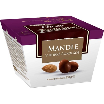 Choco Exclusive mandle v hořké čokoládě, 700 g