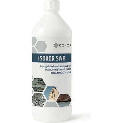 Isokor SWB - Impregnácia stien, betónovej dlažby, betónu, proti vode - 1l