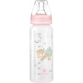 KikkaBoo Бебешко шише KikkaBoo Savanna - РР, 240 ml, розово (31302020125)