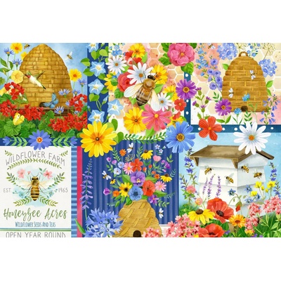 Bluebird Puzzle - Puzzle Beehives and Bees - 1 000 piese