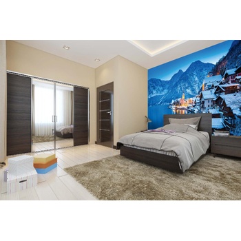 DIMEX ART s. r. o Самозалепваща се флизелинова фототапета зима в австрия 375 x 250 см