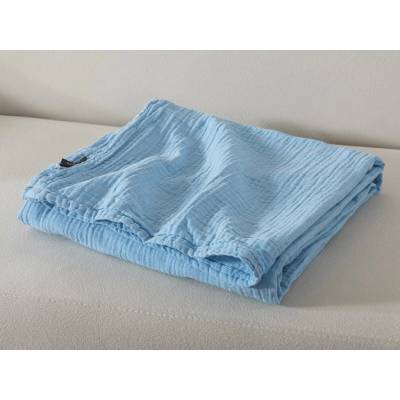 XPOSE Mušelínové pleny Premium světle modré 30x30 cm Mušelín 3ks