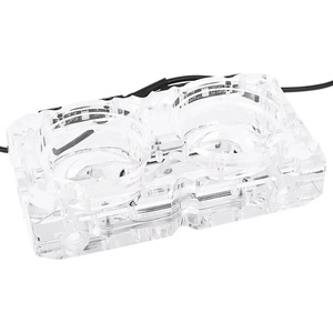 Alphacool Адаптер приставка с вътрешна и външна резба Alphacool Eisdecke D5 Dual Acrylic Attachment 3x 1/4 (AC-1014107) - pcbuild