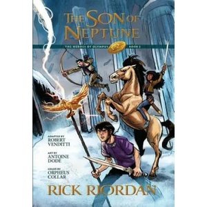The Heroes of Olympus, Book Two, the Son of Neptune: The Graphic Novel | Robert Venditti, Rick Riordan, Orpheus Collar (2017)