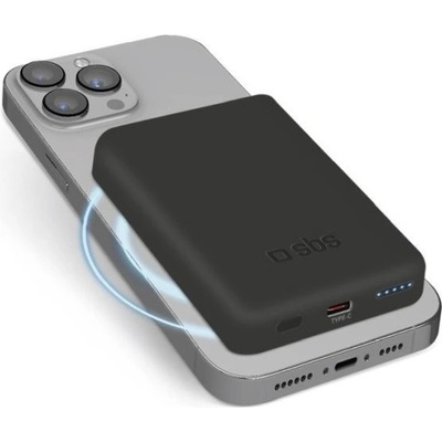 SBS MagSafe 5000 mAh černá