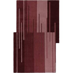 Flair Rugs Ръчно изработен вълнен килим в цвят бордо 150x240 cm Split Ombre Shaped - Flair Rugs (503119376505)