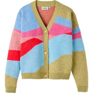 Passenger Дамско вълнено яке Passenger Women's Scenic Recycled Knitted Cardigan Cardigan - Scenic Dusty Olive - размер XL (105-6089-0315)
