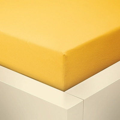 Olzatex prostěradlo jersey tmavě žluté 140x200