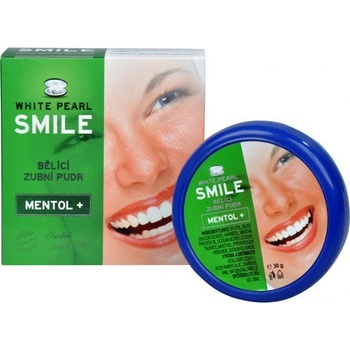 Smile Mentol bělící zubní pudr 30 g