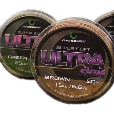 Gardner Šnúra Ultra Skin Brown 20m 35lb