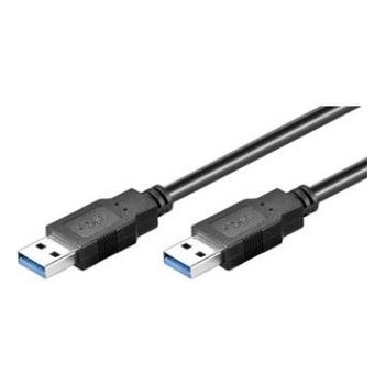 MicroConnect USB3.0AA2B USB3.0 A (M) - USB3.0 A (M), 2m, černý