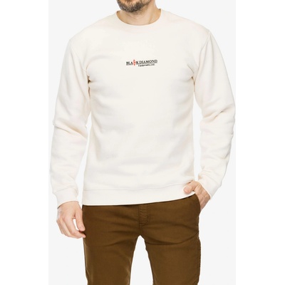 Black Diamond Heritage Wordmark Crewneck off white