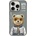 Nimmy Cool&Cute 2.0 Bear Case за iPhone 16 Pro - сив (6971080319495)