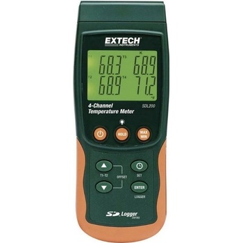 Extech SDL200, ukládání naměřených dat na SD kartu, -199 až +1700...