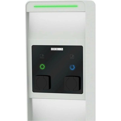 VIARIS CITY+ 3 x 230/400 V 2x Type2 WiFi Ethernet 4G - Nabíjačka, 3x230/400V, 22kW, 3x32A, 2x Type2, WiFi, Ethernet, 4G